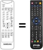 Comandos à distância equivalente Philips SEC2237