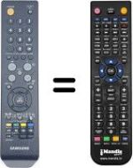 Comandos à distância equivalente Samsung SEC8501