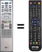 Comandos à distância equivalente LG SEC3951