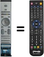 Comandos à distância equivalente Philips SEC14797