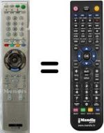Comandos à distância equivalente Sony SEC3380