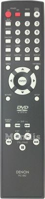 Comando à distância original DENON RC-982 (00D9H26000512)