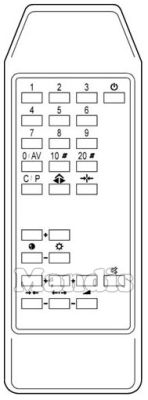 Comando à distância original LG 105520B