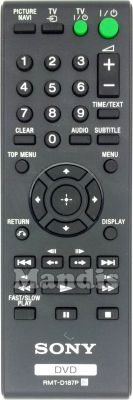 Comando à distância original SONY RMT-D187P (148700611)