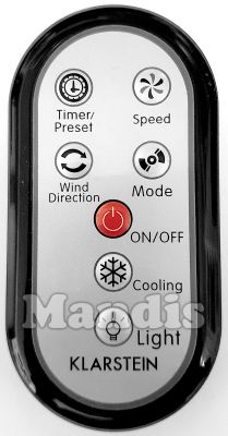 Comando à distância original KLARSTEIN RA0A7V1.0 (1173000966)