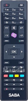 Comando à distância original SABA RC4876 (23329635)