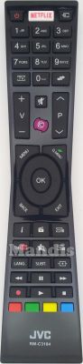 Comando à distância original JVC RM-C3184 (23366393)