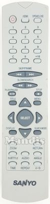 Comando &agrave; dist&acirc;ncia original SANYO RC 2540 (30022488)