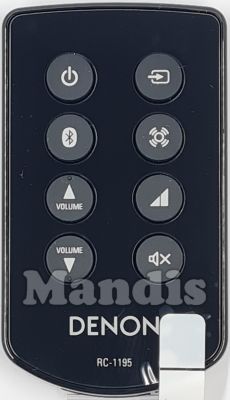 Comando à distância original DENON RC-1195 (30701020100AD)
