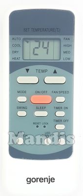 Comando à distância original GORENJE R51M/E (339478)
