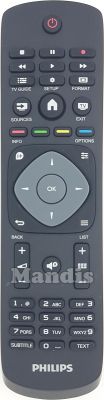 Comando &agrave; dist&acirc;ncia original PHILIPS YKF346001 (996590009359)