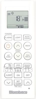 Comando à distância original BEKO 5400185225 (6711A90022N)