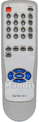 Comando à distância original GRUNDIG TELE PILOT 741C (759550590700)