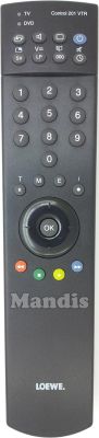 Comando à distância original LOEWE OPTA CONTROL 201 VTR (87000053) Comando à distância original LOEWE OPTA CONTROL 201 VTR (87000053)
