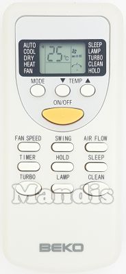 Comando à distância original BEKO 9197600362