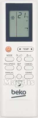 Comando à distância original BEKO GZ-24B-E3 (9192434531)
