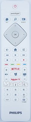 Comando à distância original PHILIPS BRC0884406/01 (996599001656)