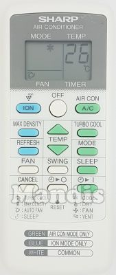 Comando à distância original SHARP 9JX30510498-S