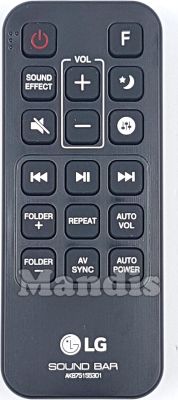 Comando à distância original LG AKB75155301