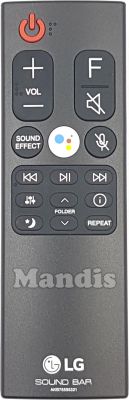 Comando à distância original LG AKB75595321