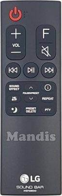 Comando à distância original LG AKB75595342