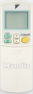 Comando &agrave; dist&acirc;ncia original DAIKIN ARC433A43