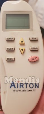 Comando &agrave; dist&acirc;ncia original AIRTON TAC-12CHSA