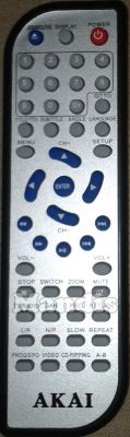 Comando &agrave; dist&acirc;ncia original AKAI AKDV612T