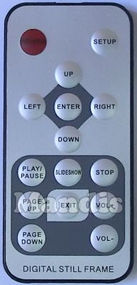 Comando &agrave; dist&acirc;ncia original ALURATEK Digital Still Frame