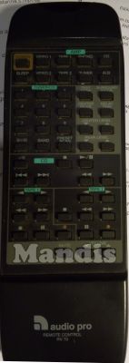 Comando &agrave; dist&acirc;ncia original AUDIO PRO RV70