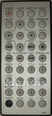 Comando à distância original BELSON DUAL0702 (SR01)