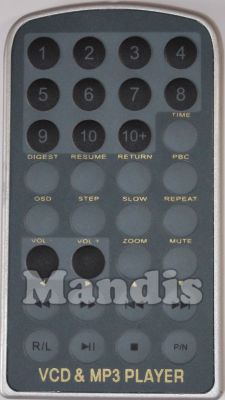 Comando à distância original BELSON VCD&MP3PLAYER