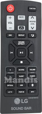 Comando à distância original LG COV30748163
