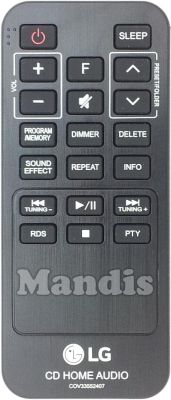 Comando à distância original LG COV33552407