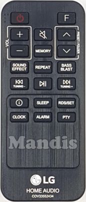 Comando à distância original LG COV33552434