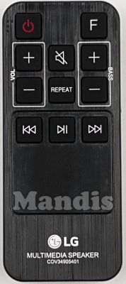 Comando à distância original LG COV34905401