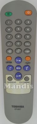Comando à distância original TOSHIBA CT-867