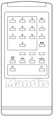 Comando &agrave; dist&acirc;ncia original AMSTRAD CT 1430