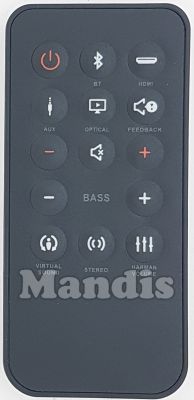 Comando &agrave; dist&acirc;ncia original JBL Cinema Base