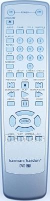 Comando &agrave; dist&acirc;ncia original HARMAN KARDON (R23-2) (DVD27)