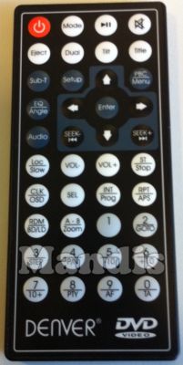 Comando à distância original DENVER CAT130
