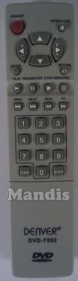 Comando à distância original DENVER DVD7502