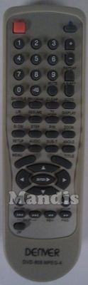 Comando à distância original DENVER DVD808