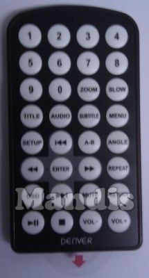 Comando à distância original DENVER MTW733TWIN