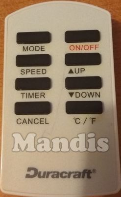 Comando &agrave; dist&acirc;ncia original DURACRAFT AMD-8500E