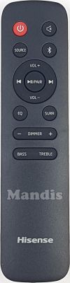 Comando à distância original HISENSE EN218A8H