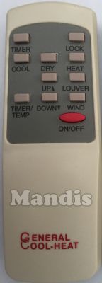 Comando &agrave; dist&acirc;ncia original GENERAL Cool-Heat