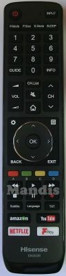 Comando à distância original HISENSE EN3G39 (T210141)