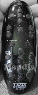 Comando &agrave; dist&acirc;ncia original TAGA HARMONY HTR-1000CD