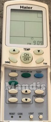 Comando &agrave; dist&acirc;ncia original HAIER YR-H59